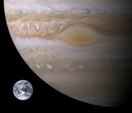 Jupiter-Earth-comparison